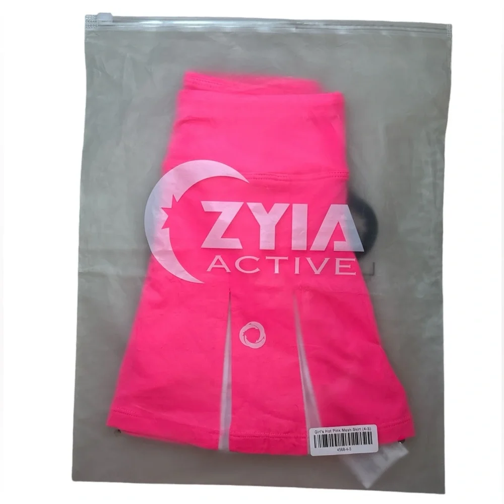 ZYIA Girl’s Hot Pink Mesh Skirt (4-5) NWT 4568 - Picture 14 of 16